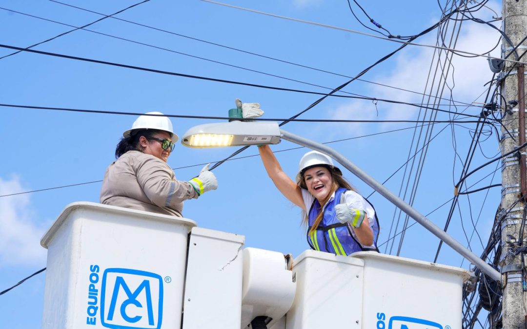 Mejora Ayuntamiento de Mérida la iluminación en Pacabtún