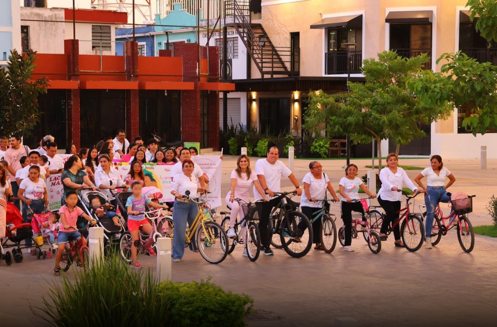 Conmemoran en Tizimín la semana mundial de la lactancia materna