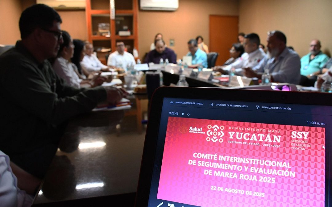 Implementa Yucatán banderas para alertar sobre marea roja en playas