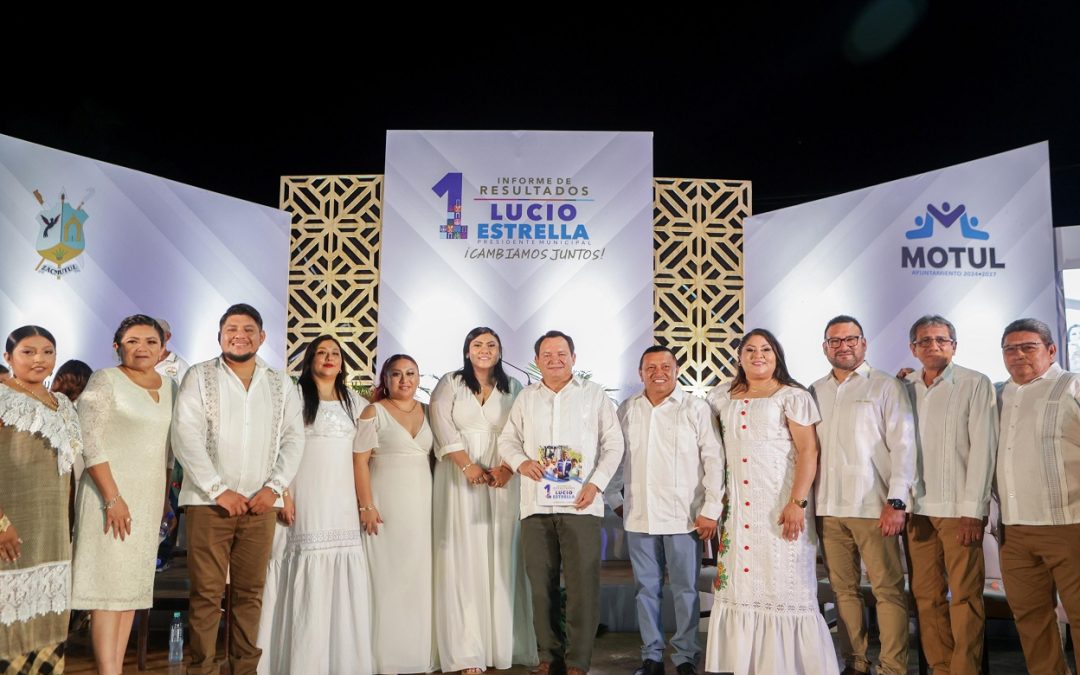 Anuncia Díaz Mena obras de pavimentación, vivienda y apoyos al campo en Motul