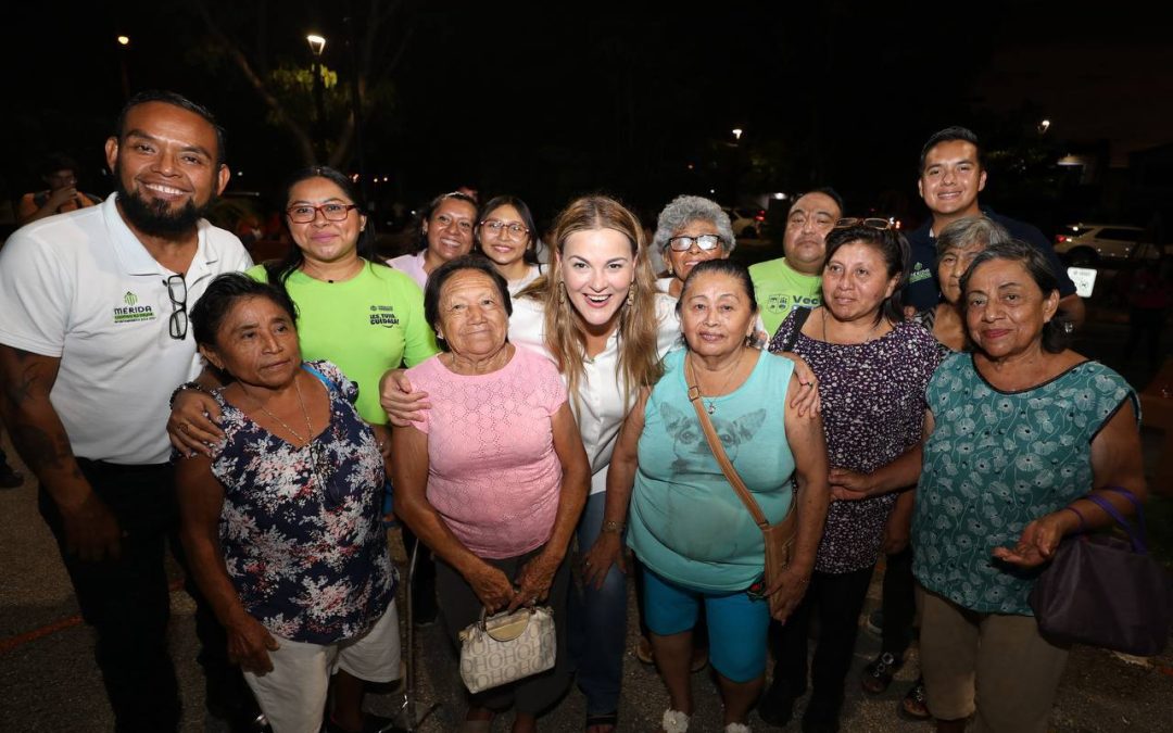 Con participación ciudadana mejoramos las colonias meridanas: Cecilia Patrón
