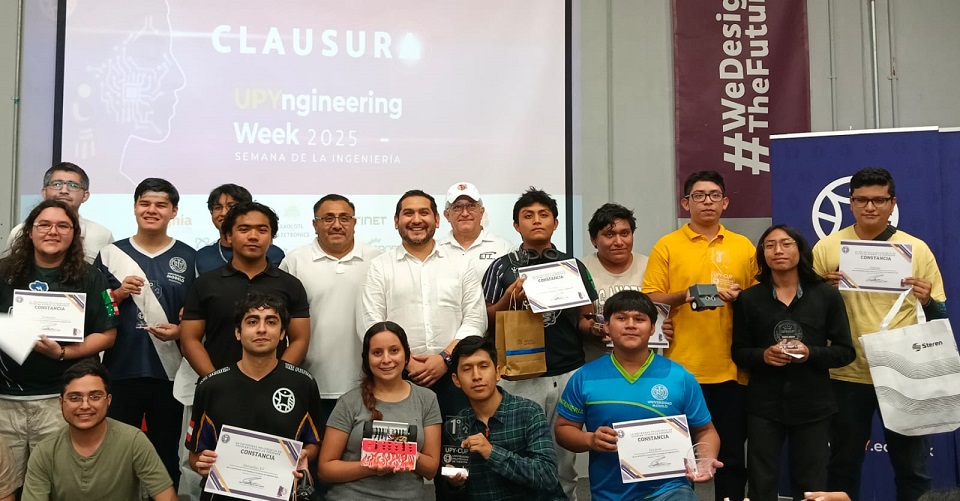 Gana UPY tres primeros lugares en concurso de robótica