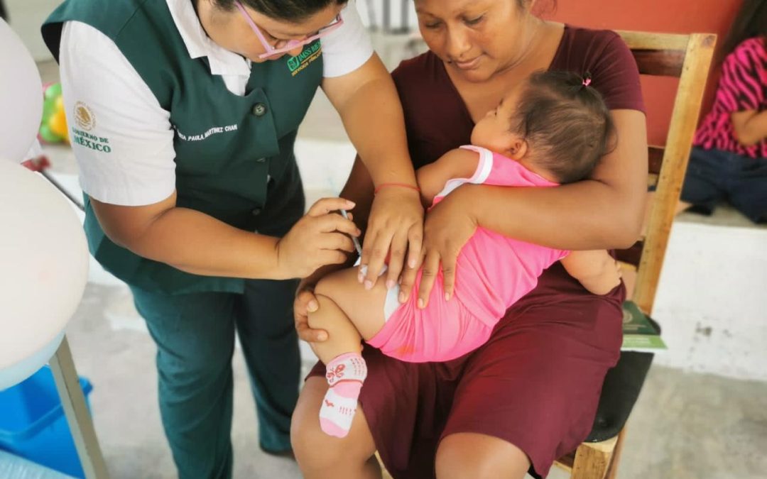 Refuerza Campeche la vacunación universal