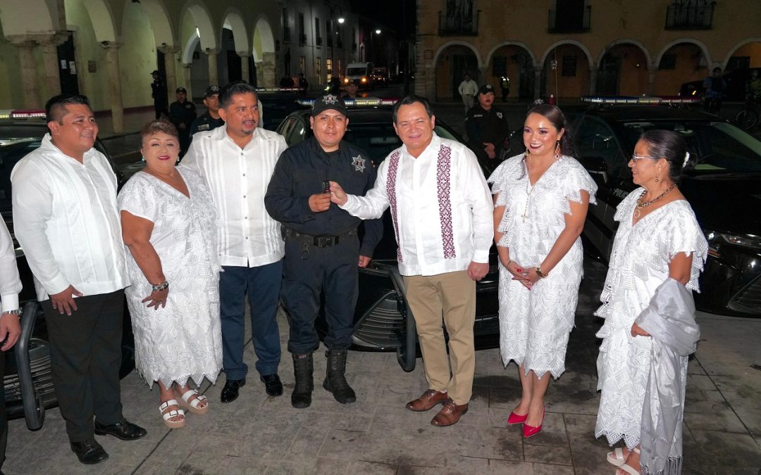 Refuerzan seguridad en Valladolid con 30 nuevos vehículos policiales