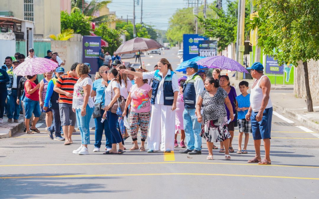 Continúa Ayuntamiento de Mérida mejorando vialidades en toda la ciudad
