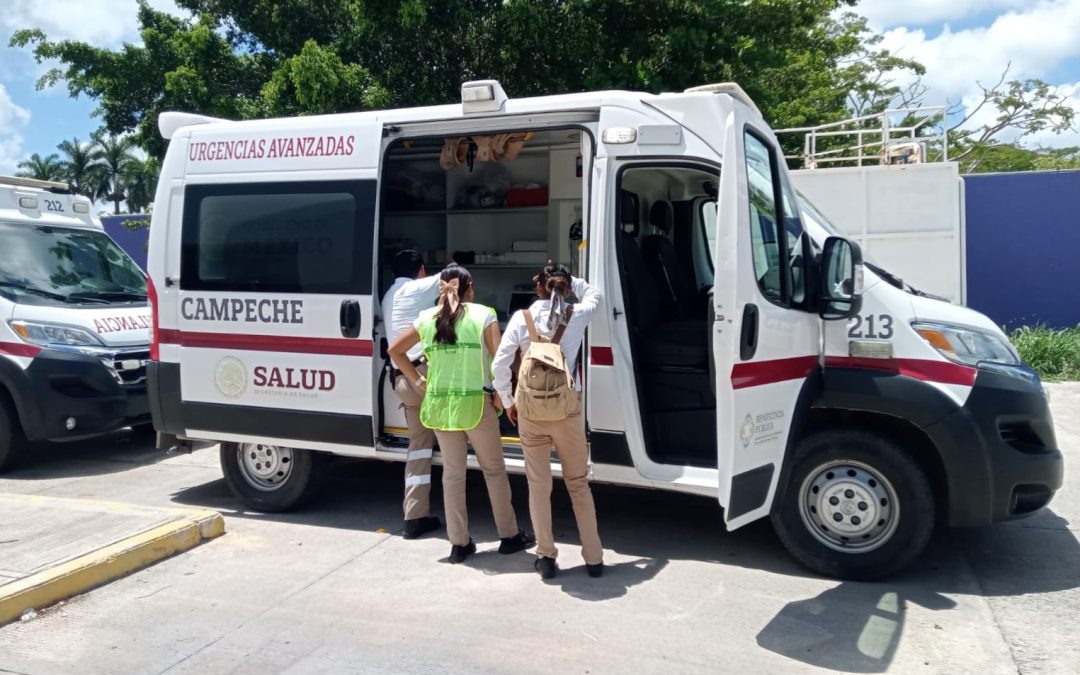 Reforzará el CRUM Campeche atención de emergencias en la localidad de Tikinmul
