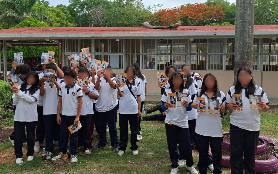 Refuerzan prevención de adicciones en secundarias de Escárcega