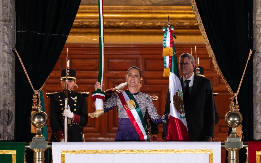 Histórico, por primera vez una mujer desde el balcón de Palacio Nacional grita ¡Viva México!