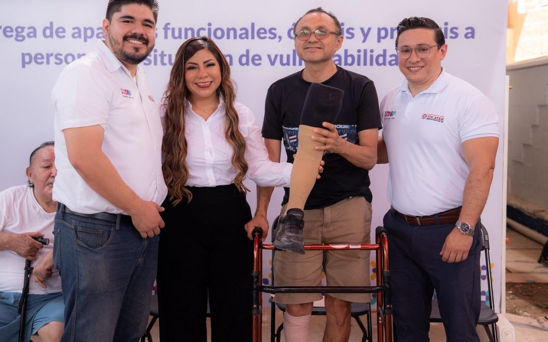 Entrega DIF Yucatán apoyos que transforman vidas con prótesis, órtesis y aparatos funcionales