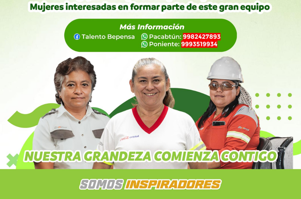 Abre Bepensa oportunidades de empleo para mujeres yucatecas 