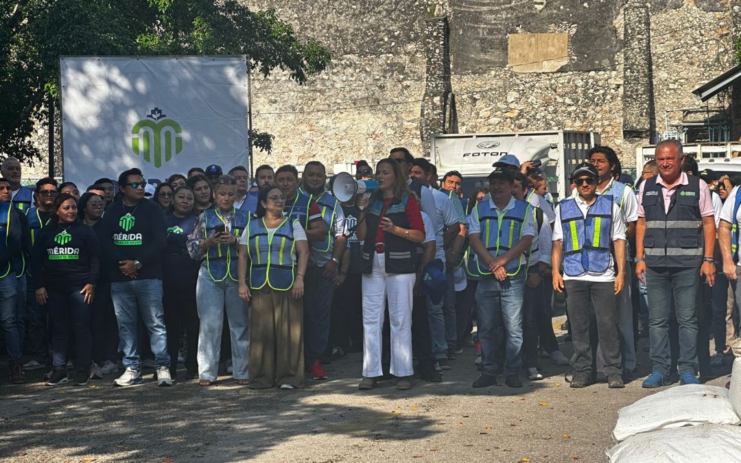 Intensifica Ayuntamiento de Mérida las acciones de bacheo 