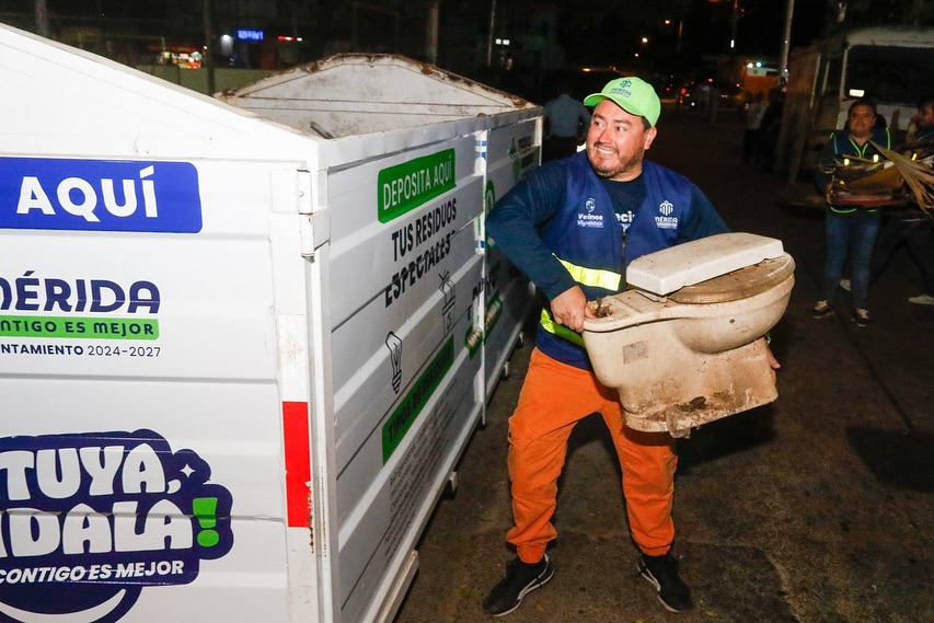 Se ampliará el programa de puntos Mérida Limpia