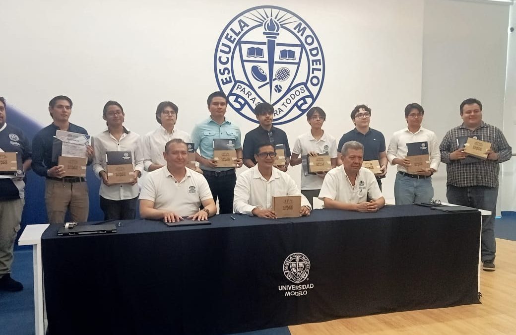 Firmó convenio la Universidad Modelo con la empresa Space Zero Gravity