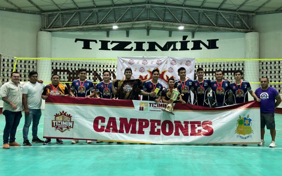 Culminó con éxito la Copa Tizimín de Vóleibol