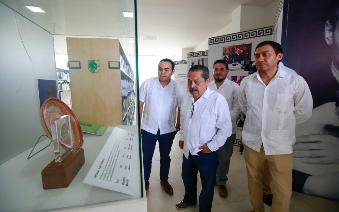 Inauguran la exposición “Tu K’a’ajsajil Knórosov. In memoriam Yuri Knórosov, epigrafista de la cultura maya”