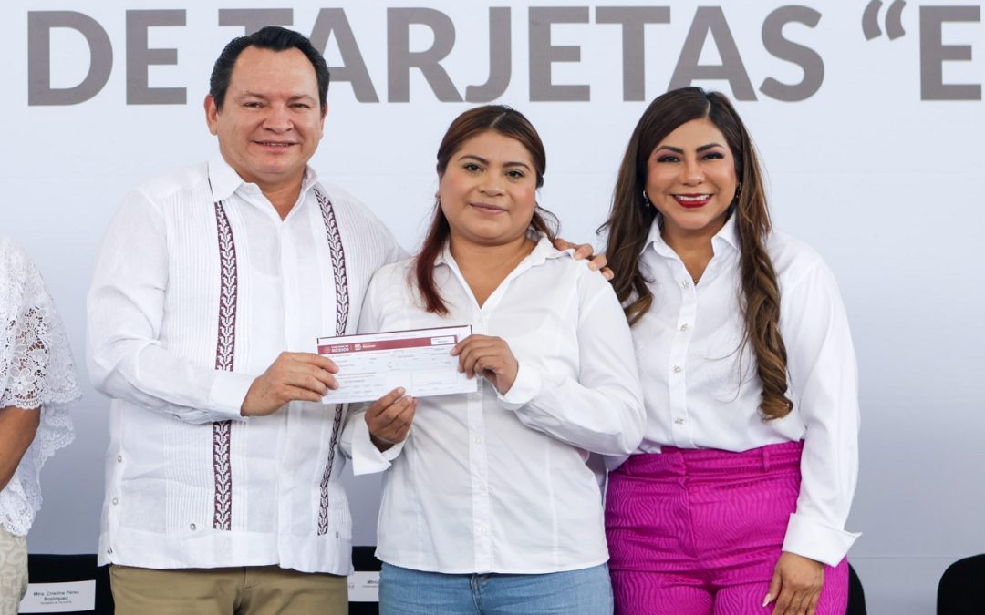 Llegan Tarjetas “Elvia Carrillo Puerto” a Hunucmá y Maxcanú