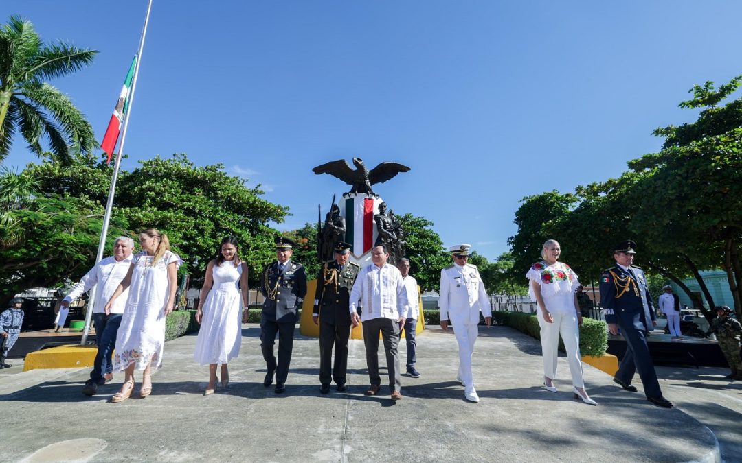 Conmemoran 178 aniversario de la gesta heroica de los Niños Héroes de Chapultepec