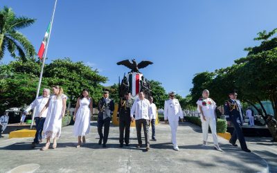 Conmemoran 178 aniversario de la gesta heroica de los Niños Héroes de Chapultepec