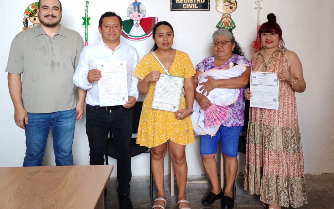 Acercan trámites del Registro Civil a Baca