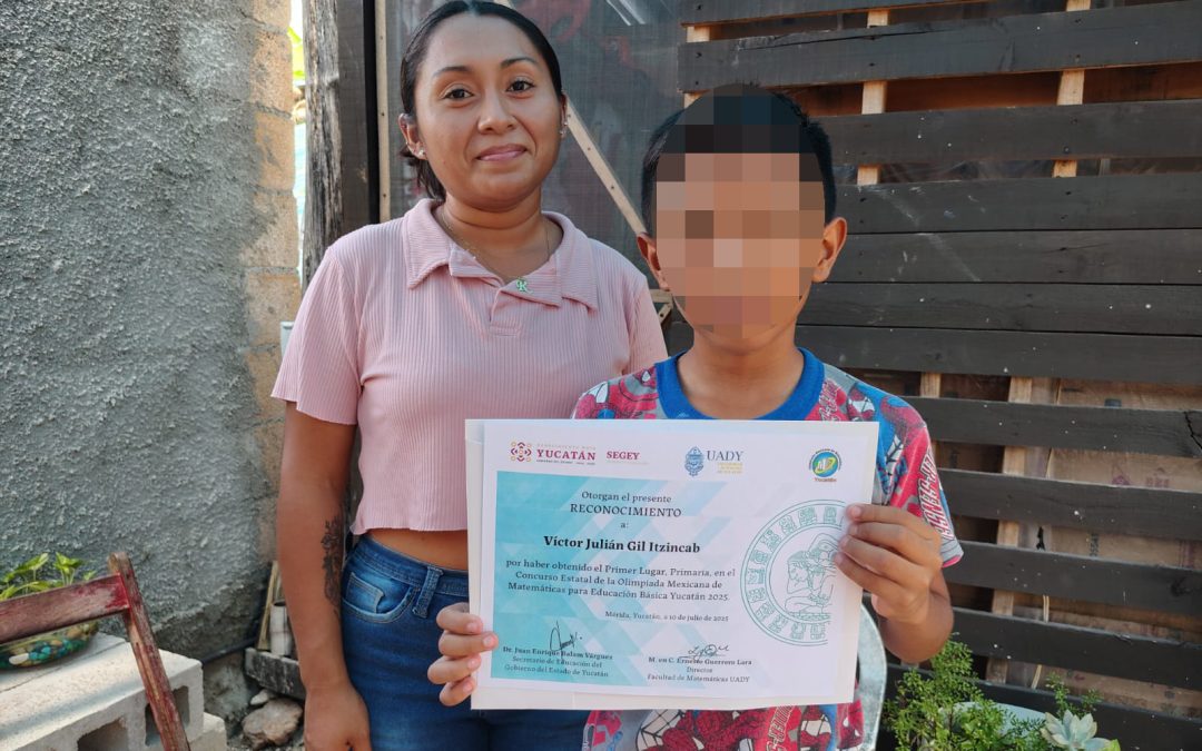 Niño de Tizimín se va a Olimpiada Nacional de Matemáticas