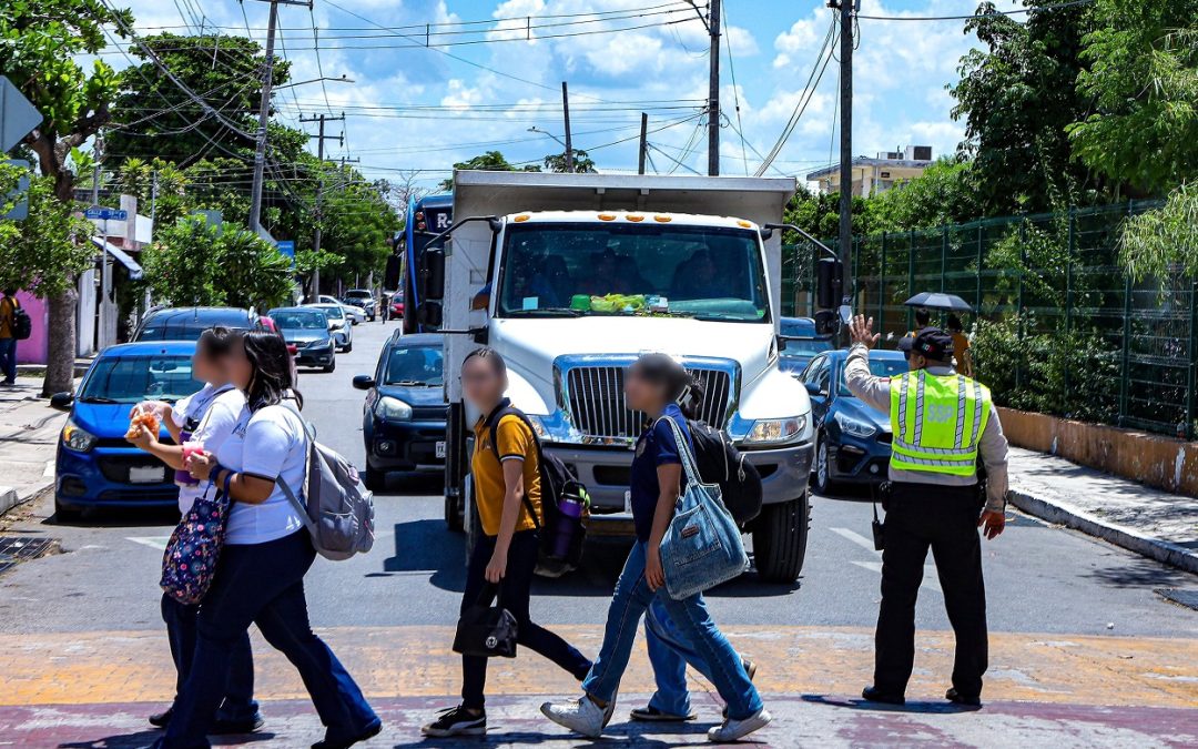 Redoblan medidas de seguridad vial ante el regreso a clases