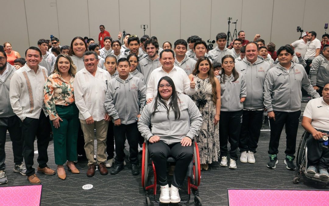Abanderan a delegación yucateca para la Paralimpiada Nacional Conade 2025