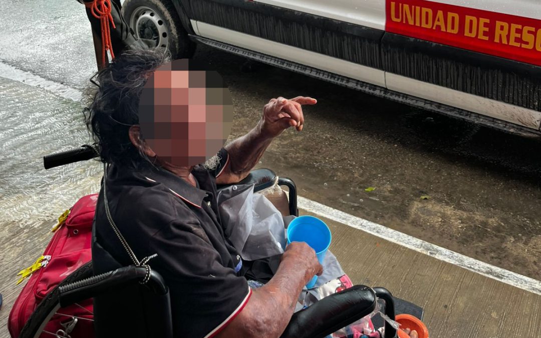 Rescatan a adulto mayor agredido por su propia hija, en Tizimín