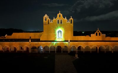 “Senderos de Luz”, videomapping que enaltece la grandeza de Izamal