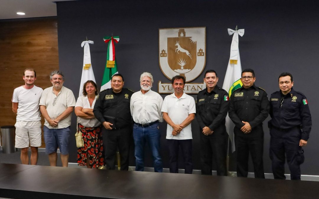 Visitan autoridades francesas al C5i de la SSP