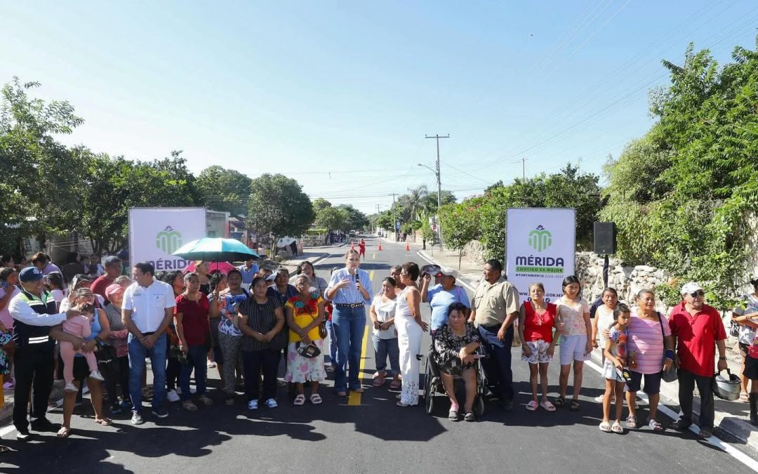 Con infraestructura y mejores calles, servimos a los meridanos: Cecilia Patrón