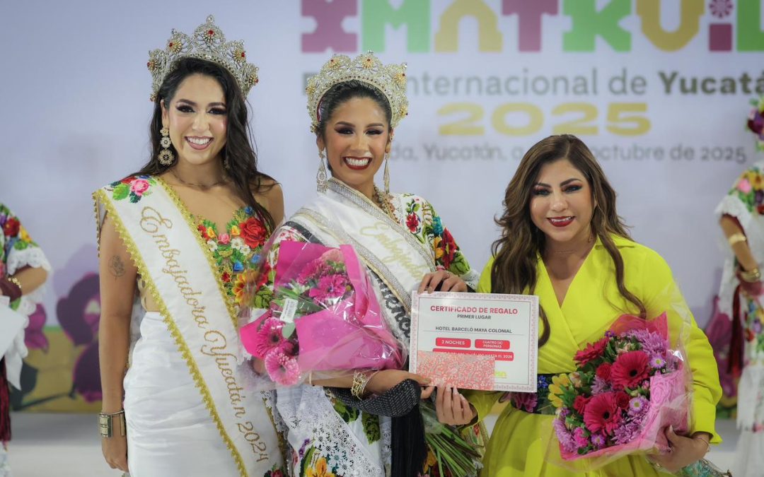 Eligen a Eny Elizabeth Paredes Villalobos como Embajadora de la Feria Internacional de Xmatkuil 2025