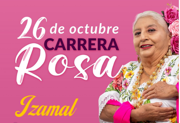 Gran Fiesta Rosa este 26 de octubre, en Izamal 