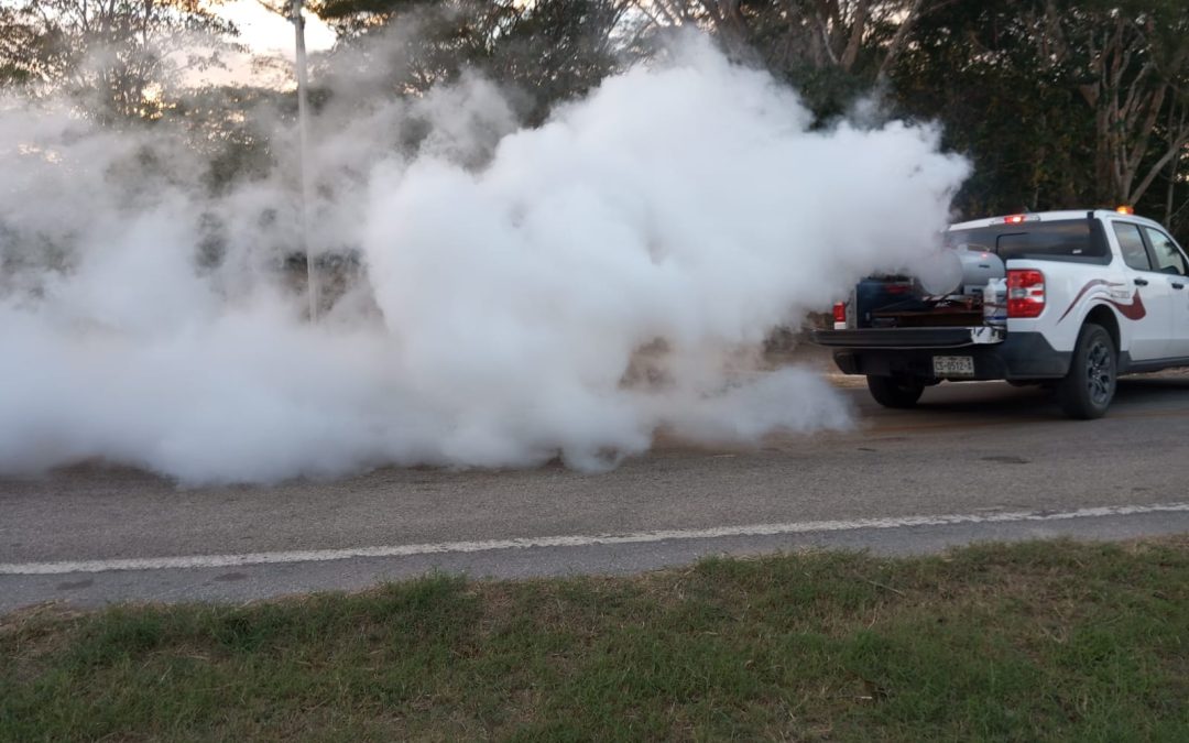 Protegen salud de campechanos con jornadas de nebulización