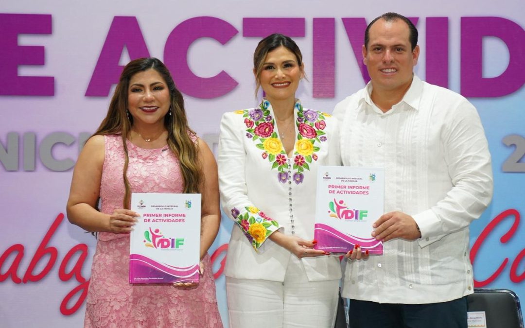 Rinden Primer Informe de Actividades del DIF Tizimín