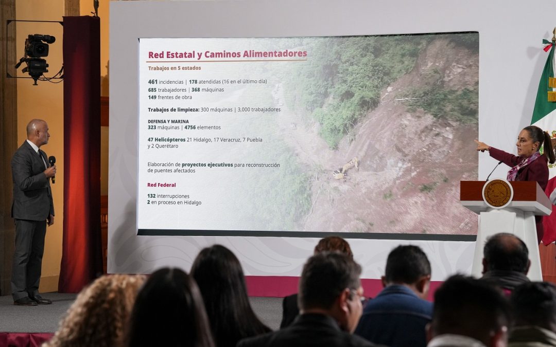 Censan 26 mil 311 viviendas afectadas por las lluvias intensas: CSP