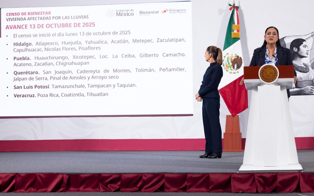 Se destina toda la fuerza del Estado Mexicano para apoyo a población afectada: Claudia Sheinbaum