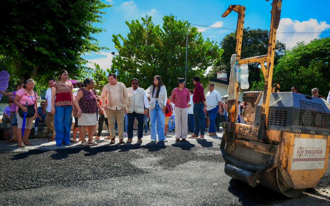 Mil 135 calles de Mérida han sido intervenidas por el Gobierno del Estado