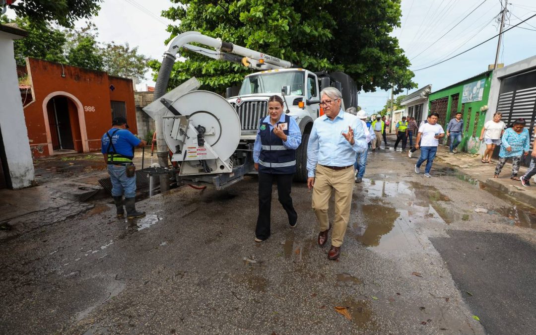 Intensifica Cecilia Patrón los servicios urbanos en zonas afectadas por lluvias