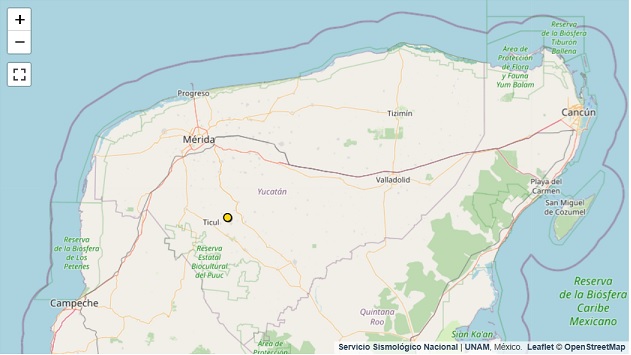 Los ticuleños sí sintieron el temblor, aunque no fue de gran magnitud
