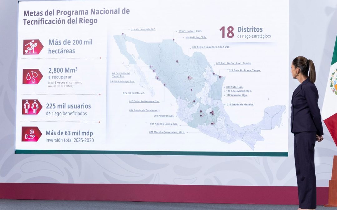 Avance del 40% en Programa Nacional de Tecnificación de Riego