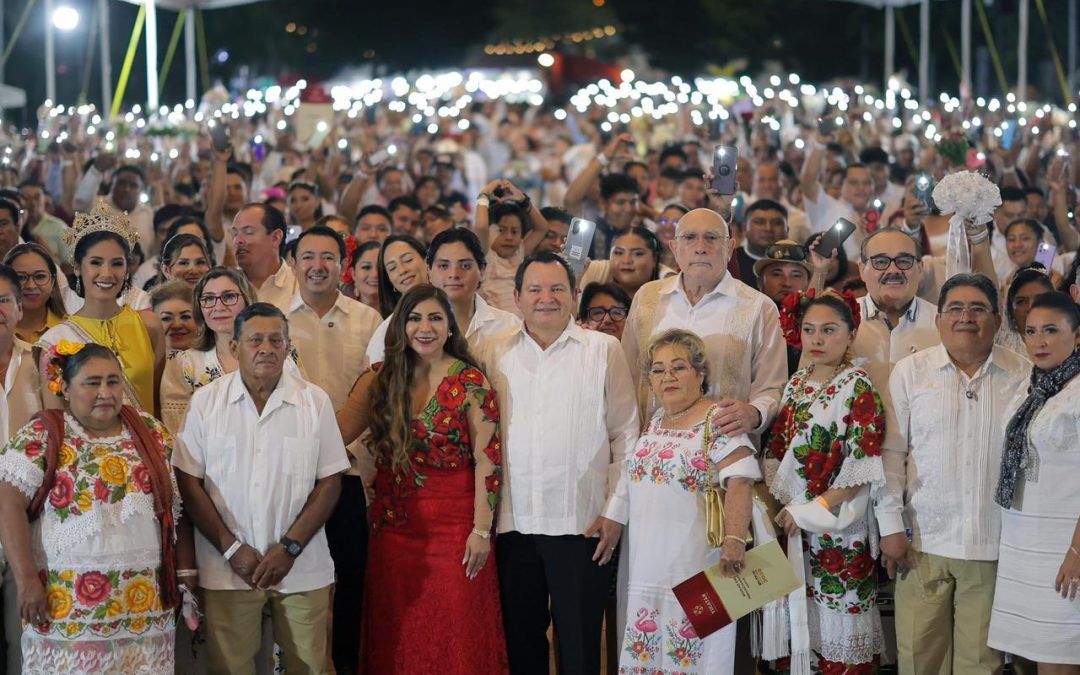 Se casan 565 parejas durante las Bodas del Renacimiento Maya 2025