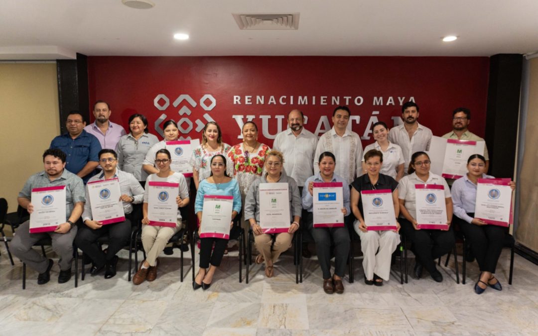 Reconocen a empresas turísticas por su compromiso con la calidad en el servicio