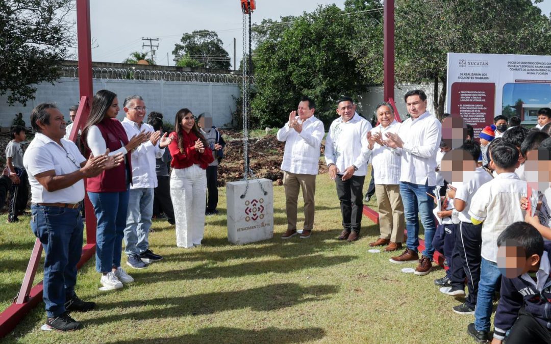 Inicia Gobierno del Estado construcción de 23 comedores escolares, con inversión de 34 millones de pesos