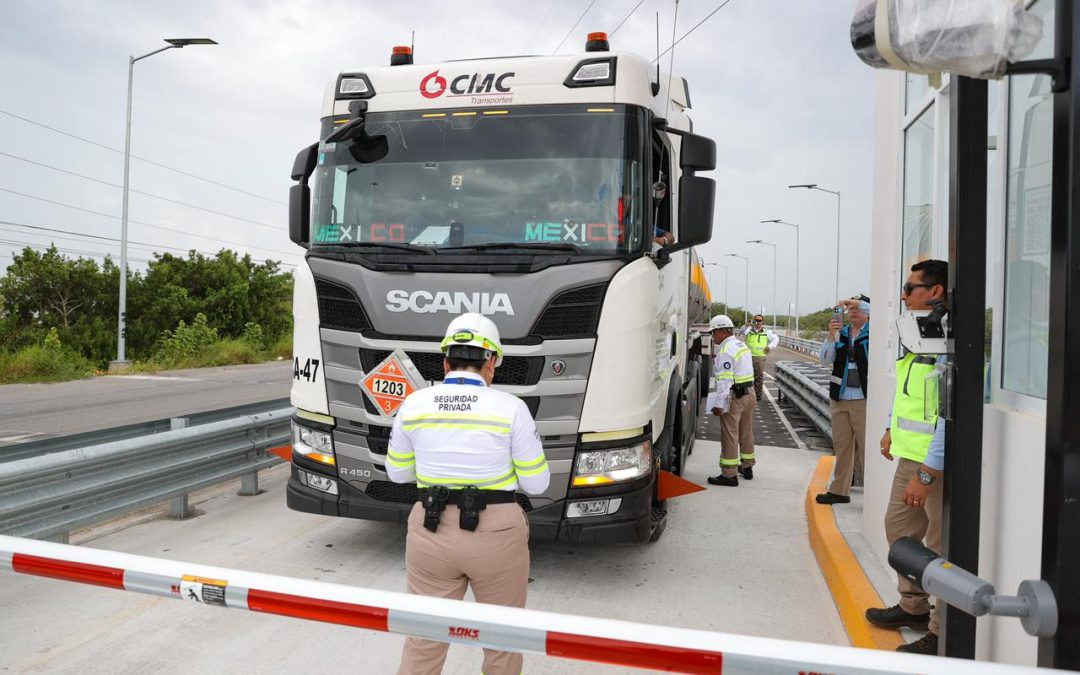 El distribuidor vial de Progreso para carga pesada entrará en operación el próximo miércoles