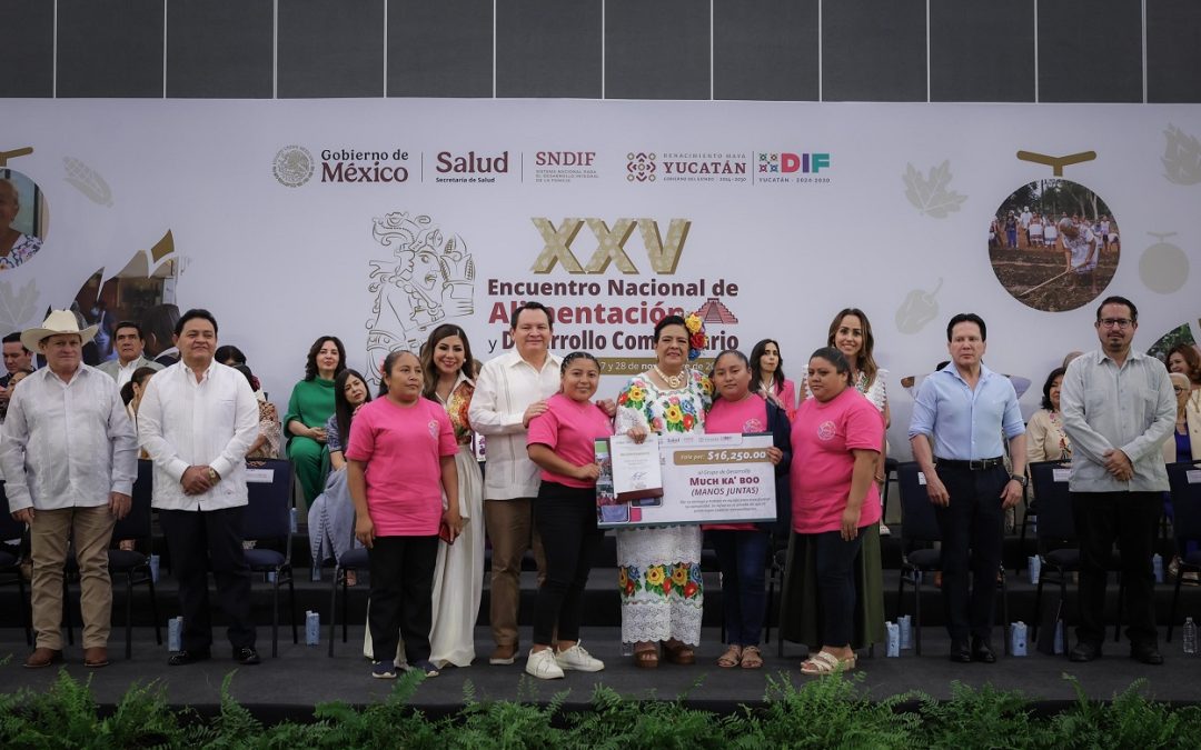 Yucatán recibe Encuentro Nacional de Alimentación y Desarrollo Comunitario