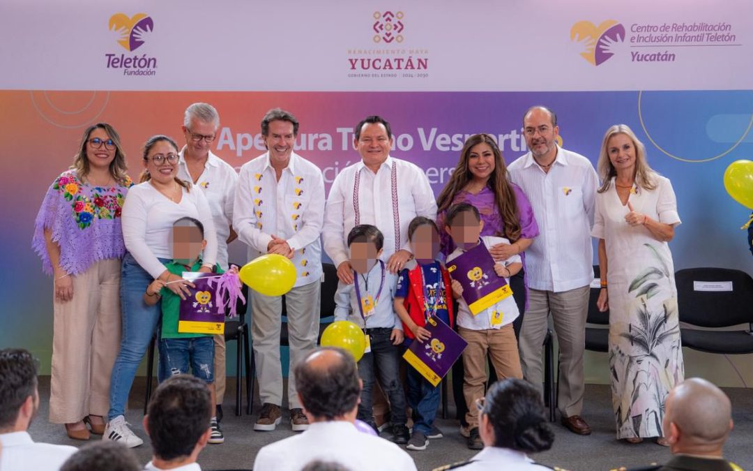 Amplían cobertura a infancias con autismo: CRIT Yucatán estrena turno vespertino y atenderá a 250 pacientes