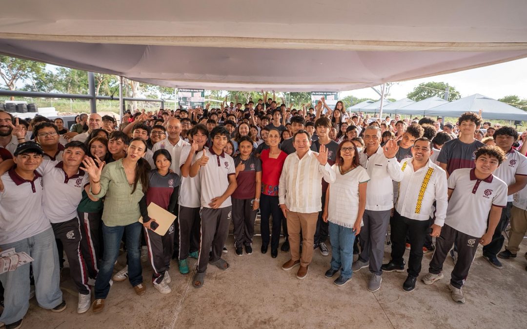 Presidenta Claudia Sheinbaum y Gobernador Joaquín Díaz Mena supervisan obras estratégicas para Yucatán