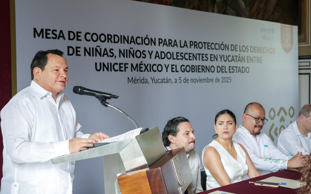 Fortalecen Yucatán y Unicef protección de niñas, niños y adolescentes