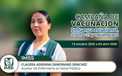 Inicia el IMSS en Yucatán Campaña de Vacunación Invernal 2025-2026