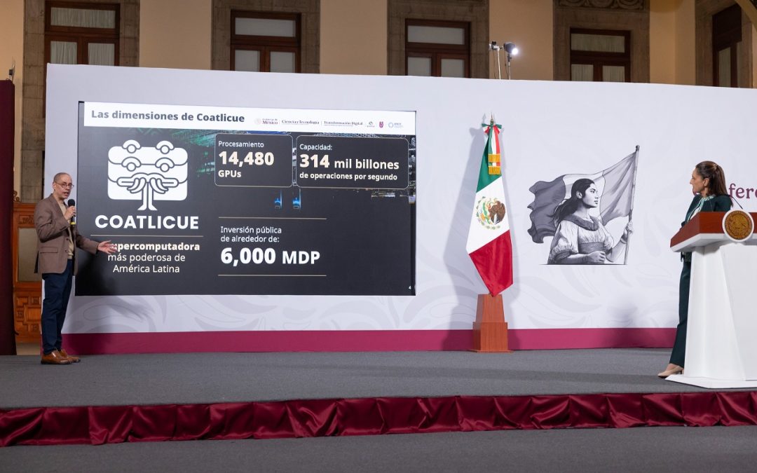 Presenta Claudia Sheinbaum “Coatlicue”, la supercomputadora del pueblo de México y la más poderosa de América Latina